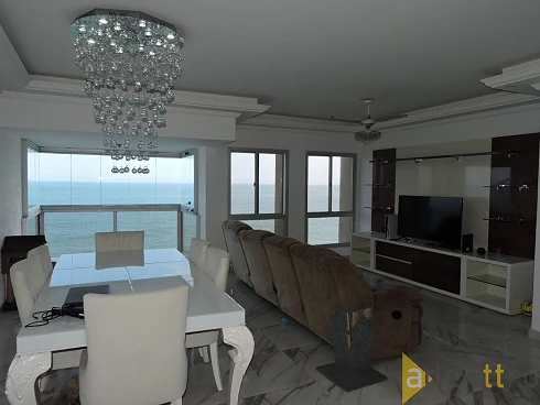 Pitangueiras, Morro do Maluf, Vista Mar Espetacular, Apartamento de 130M2 com 3 Dormitórios sendo 2 Suítes - Apartamento em Pitangueiras, Guarujá - Foto 5