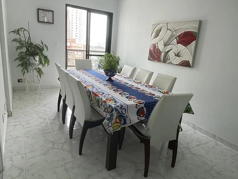 Apartamento Praia do Tombo com 215m², 3 Dormitórios, 2 Suítes, 2 Vagas Demarcadas, Piscina, Portaria 24h, Academia, Sauna, Churrasqueira e M - Foto 10