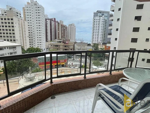 Apartamento Praia do Tombo com 215m², 3 Dormitórios, 2 Suítes, 2 Vagas Demarcadas, Piscina, Portaria 24h, Academia, Sauna, Churrasqueira e M - Apartamento em Tombo, Guarujá - Foto 2