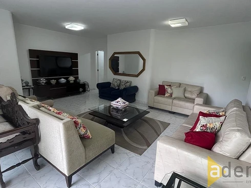 Apartamento Praia do Tombo com 215m², 3 Dormitórios, 2 Suítes, 2 Vagas Demarcadas, Piscina, Portaria 24h, Academia, Sauna, Churrasqueira e M - Apartamento em Tombo, Guarujá - Foto 5
