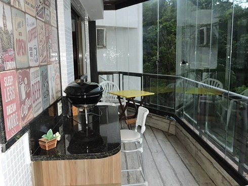 Excelente Apartamento, 214m² com 4 Suítes - Praia do Tombo e Poucos Metros da Praia de Astúrias - Guarujá - Foto 20