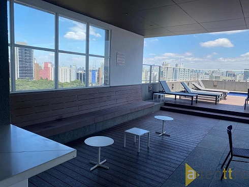 Studio Novo no London SP Residences com 34m² ao Lado da Faculdade Mackenzie e Metrô Higienópolis, 1 Vaga, Ar Condicionado e Lazer - Foto 16