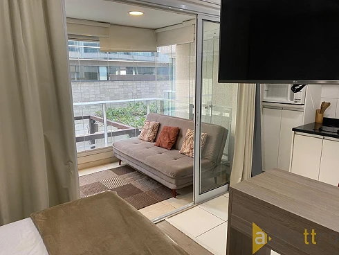 Studio Novo no London SP Residences com 34m² ao Lado da Faculdade Mackenzie e Metrô Higienópolis, 1 Vaga, Ar Condicionado e Lazer - Apartamento em Consolação, São Paulo - Foto 5