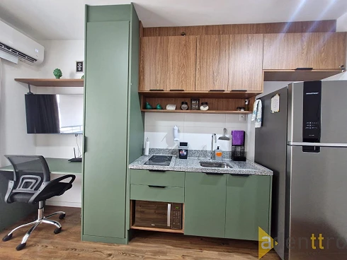 Studio no Verde Panorama com 25m², Fácil Acesso Marginal Pinheiros e Bom para Quem Trabalha ou Estuda na Usp e Região do Butantã - Apartamento em Butantã, São Paulo - Foto 1