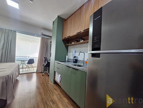 Studio no Verde Panorama com 25m², Fácil Acesso Marginal Pinheiros e Bom para Quem Trabalha ou Estuda na Usp e Região do Butantã - Apartamento em Butantã, São Paulo - Foto 2