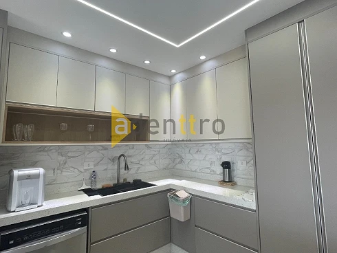 Apartamento no Residencial Acqua Mare, Praia Grande, Aviação, 143m², Vista Espetacular, Totalmente Mobiliado, 3 Suítes, 3 Vagas Demarcadas, - Foto 14