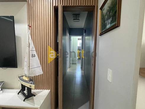 Apartamento no Residencial Acqua Mare, Praia Grande, Aviação, 143m², Vista Espetacular, Totalmente Mobiliado, 3 Suítes, 3 Vagas Demarcadas, - Foto 19