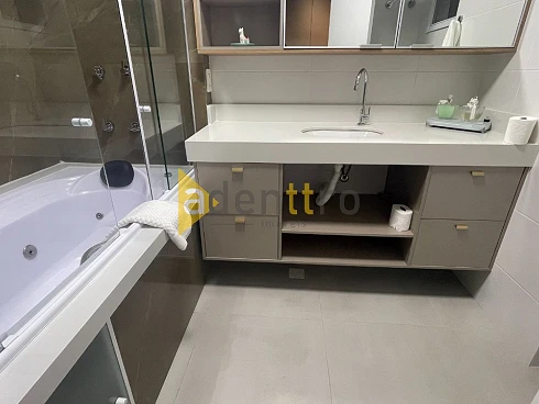 Apartamento no Residencial Acqua Mare, Praia Grande, Aviação, 143m², Vista Espetacular, Totalmente Mobiliado, 3 Suítes, 3 Vagas Demarcadas, - Foto 27
