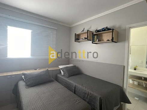 Apartamento no Residencial Acqua Mare, Praia Grande, Aviação, 143m², Vista Espetacular, Totalmente Mobiliado, 3 Suítes, 3 Vagas Demarcadas, - Foto 29