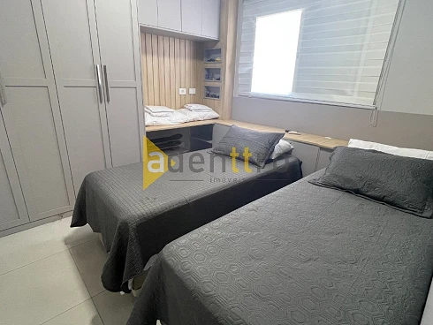 Apartamento no Residencial Acqua Mare, Praia Grande, Aviação, 143m², Vista Espetacular, Totalmente Mobiliado, 3 Suítes, 3 Vagas Demarcadas, - Foto 31