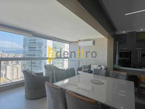 Apartamento no Residencial Acqua Mare, Praia Grande, Aviação, 143m², Vista Espetacular, Totalmente Mobiliado, 3 Suítes, 3 Vagas Demarcadas,  - Apartamento em Aviação, Praia Grande - Foto 4