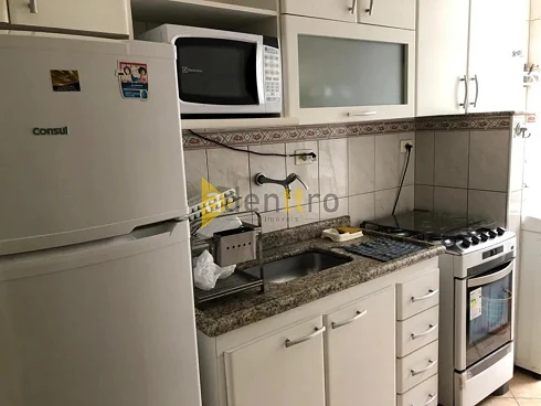Apartamento Tipo Kitnet no Embaré em Santos com 1 Vaga Suficiente, Próximo a Praia, Comércio ao Lado - Apartamento em Embaré, Santos - Foto 1