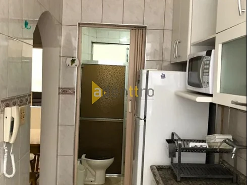 Apartamento Tipo Kitnet no Embaré em Santos com 1 Vaga Suficiente, Próximo a Praia, Comércio ao Lado - Foto 13