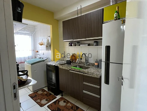 Excelente Oportunidade - Apartamento de 52m² com 2 Dormitórios, Sala, Cozinha, Lavanderia, Varanda e 1 Vaga - Joquey Club São Vicente - Apartamento em Parque São Vicente, São Vicente - Foto 1