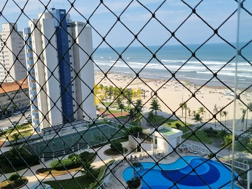 Apartamento 3 Quartos 1 Suíte, Varanda com Churrasqueira, Vista Mar, Andar Alto, 2 Vagas, Pé na Areia e Estrutura de Clube - Foto 17