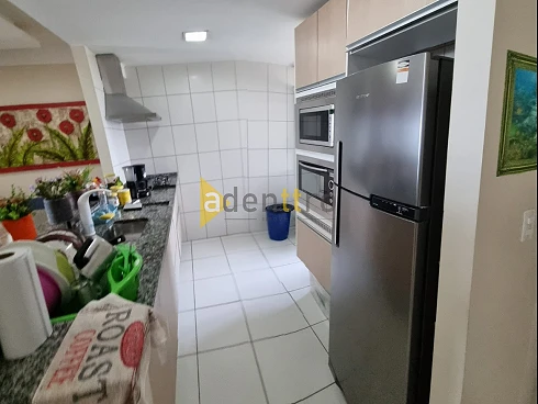 Apartamento 3 Quartos 1 Suíte, Varanda com Churrasqueira, Vista Mar, Andar Alto, 2 Vagas, Pé na Areia e Estrutura de Clube - Foto 24