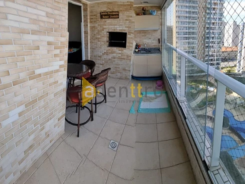 Apartamento 3 Quartos 1 Suíte, Varanda com Churrasqueira, Vista Mar, Andar Alto, 2 Vagas, Pé na Areia e Estrutura de Clube - Foto 27