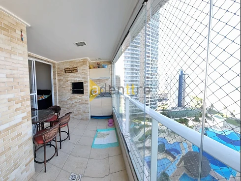 Apartamento 3 Quartos 1 Suíte, Varanda com Churrasqueira, Vista Mar, Andar Alto, 2 Vagas, Pé na Areia e Estrutura de Clube - Foto 6