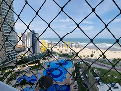 Apartamento 3 Quartos 1 Suíte, Varanda com Churrasqueira, Vista Mar, Andar Alto, 2 Vagas, Pé na Areia e Estrutura de Clube - Foto 8
