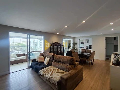 Excelente Apartamento de 184m², Churrasqueira na Varanda Integrada com a Cozinha, com 2 Vagas e Depósito Privativo - Apartamento em Jardim das Vertentes, São Paulo - Foto 1