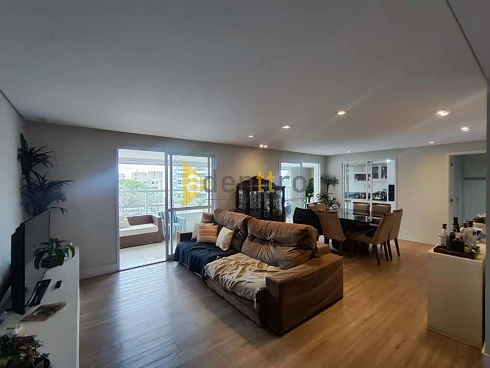 Excelente Apartamento de 184m², Churrasqueira na Varanda Integrada com a Cozinha, com 2 Vagas e Depósito Privativo - Apartamento em Jardim das Vertentes, São Paulo - Foto 3