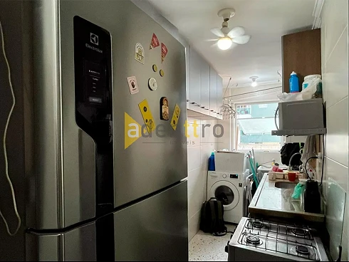 Apartamento 2 Quartos, 1 Vaga Insuficiente, Embaré Santos - Foto 17