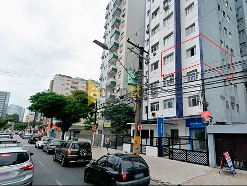 Apartamento 2 Quartos, 1 Vaga Insuficiente, Embaré Santos - Foto 23