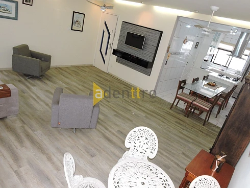 Excelente Apartamento 146m² na Avenida da Praia de Santos - Boqueirão, 3 Dormitórios - 2 Suítes, 2 Vagas, Piscinas e Portaria 24h - Apartamento em Boqueirão, Santos - Foto 5