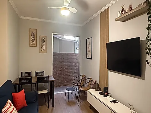 Apartamento à Venda 1 Quarto Vista Mar, 57m² - Embaré, Santos (Canal 4) - Foto 9