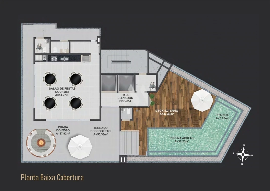 Apartamento em Pagani, Palhoça. 3 quartos, 11595m². Imagem 5 de 15