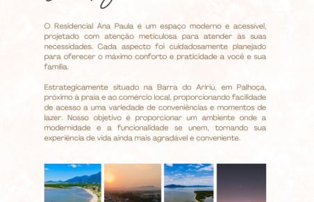 Apartamento em Barra do Aririú, Palhoça