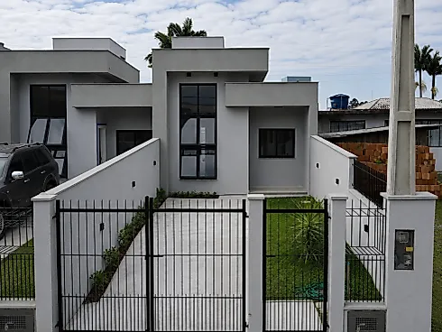Casa Geminada 3 Quartos sendo 1 Suíte - Bela Vista - Casa geminada em Bela Vista, Palhoça - Foto 2