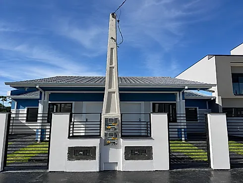 Casa Geminada - 2 Quartos sendo - Lot. Novo Horizonte - Casa geminada em Forquilhas Leste, São José - Foto 1