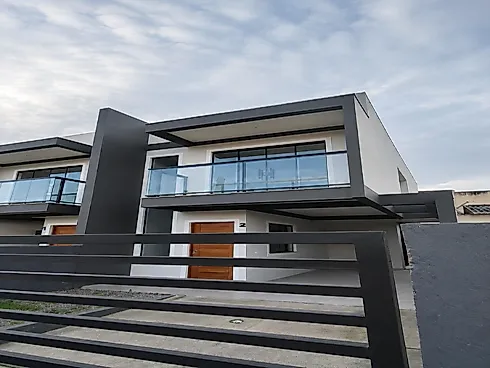 Sobrado Geminado 2 Quartos com 2 Suítes e 105m² - Forquilhas - Lisboa I - Sobrado geminado em Forquilhas Leste, São José - Foto 3