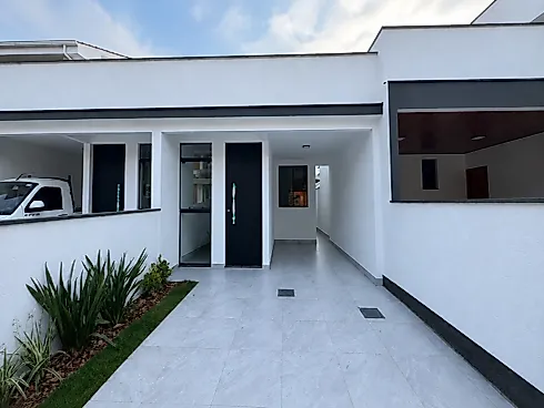 Casa 2 Quartos - Loteamento Novo Horizonte - Casa geminada em Forquilhas Leste, São José - Foto 1