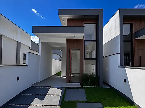 Casa 2 Quartos 1 Suíte - Alto Aririu - Casa em Alto Aririú, Palhoça - Foto 3
