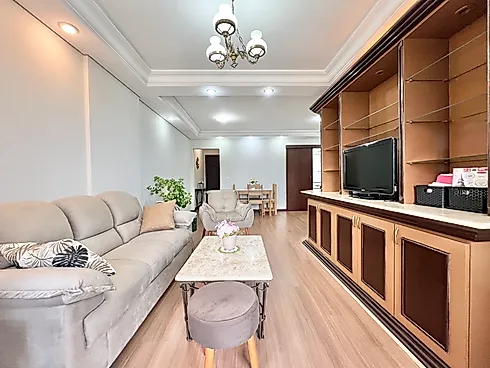 Apartamento 3 Quartos 1 Suíte à Venda no Cabral | 111m² Privativos e Suíte com Banheira - Apartamento em Bacacheri, Curitiba - Foto 2