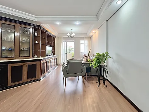 Apartamento 3 Quartos 1 Suíte à Venda no Cabral | 111m² Privativos e Suíte com Banheira - Apartamento em Bacacheri, Curitiba - Foto 3