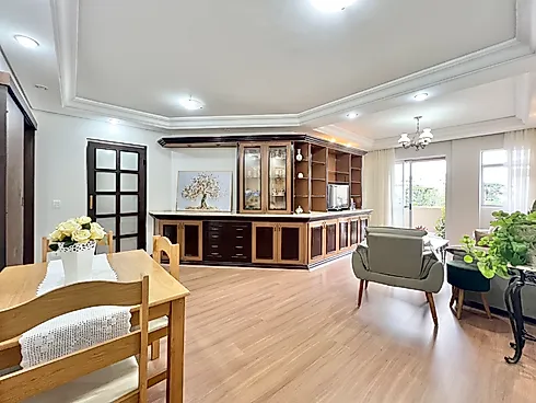 Apartamento 3 Quartos 1 Suíte à Venda no Cabral | 111m² Privativos e Suíte com Banheira - Apartamento em Bacacheri, Curitiba - Foto 1
