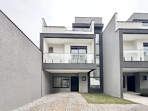Sobrado 3 Quartos sendo 1 Suíte em Condomínio Fechado no Jardim Social| 184m² Privativos - Casa em Bacacheri, Curitiba - Foto 2