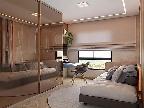 Apartamento 3 Quartos no Residencial Goa - Água Verde - Foto 29