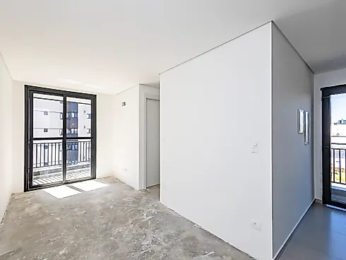 Apartamento 1 e 2 Quartos no Square House Portão | Lançamento em Curitiba para Morar ou Investir - Apartamento em Portão, Curitiba - Foto 3