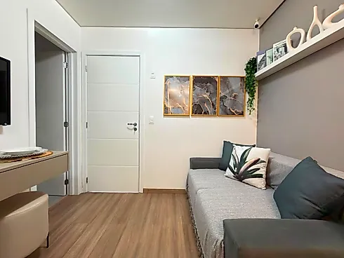 Studio à Venda no Boa Vista em Curitiba | Idea Residencial | Sacada, Academia e Até 100% Financiado - Studio em Bacacheri, Curitiba - Foto 2