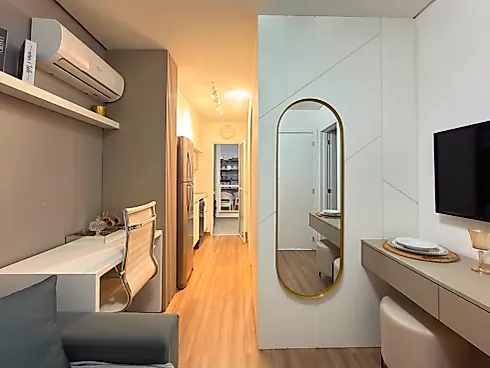 Studio à Venda no Boa Vista em Curitiba | Idea Residencial | Sacada, Academia e Até 100% Financiado - Studio em Bacacheri, Curitiba - Foto 3