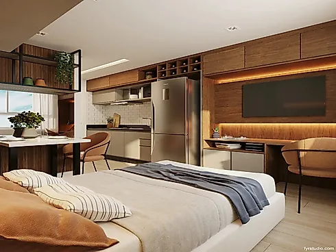 Apartamento Compacto à Venda no Centro de Curitiba | 35 m² | Muv - Apartamento em Centro, Curitiba - Foto 3