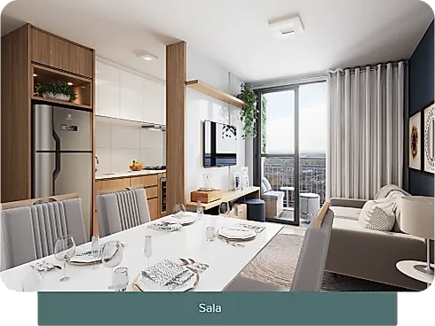 Novo Prado Residencial Curitiba | Apartamentos de 2 e 3 Quartos no Prado Velho - Apartamento em Prado Velho, Curitiba - Foto 2