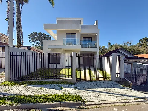 Sobrado Novo de Frente para Rua com Ático Gourmet e Excelente Localização no Uberaba - Casa em Uberaba, Curitiba - Foto 4