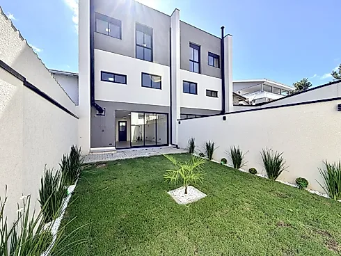Sobrado à Venda no Aristocrata em São José dos Pinhais | 3 Suítes | 200m² | Espaço Gourmet | 4 Vagas - Casa em Centro, São José dos Pinhais - Foto 2