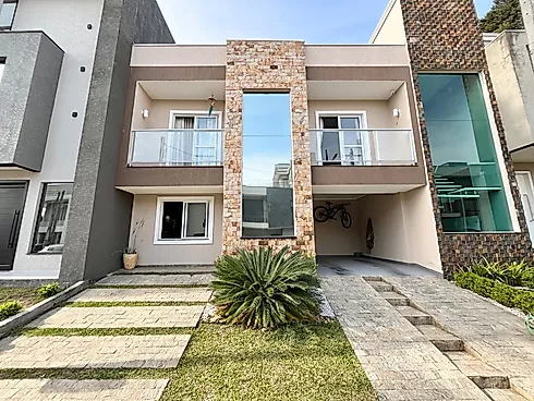 Casa em Condomínio à Venda no Umbará – Curitiba | 128 m² | 3 Quartos | 1 Suíte | 3 Vagas - Apartamento em Umbará, Curitiba - Foto 1