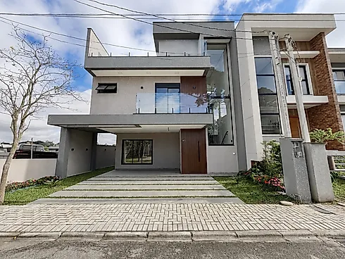 Sobrado Alto Padrão com 3 Suítes e Terraço à Venda no Umbará | 180 m² | 3 Vagas - Casa em condomínio em Umbará, Curitiba - Foto 1